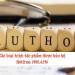 Các loại hình tác phẩm được bảo hộ