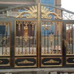 Tổng hợp 40 mẫu cổng inox mạ màu mỹ thuật, độc đáo, tinh xảo