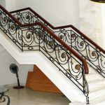 Lan can cầu thang sắt mỹ thuật